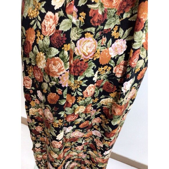 Jazz II Vintage Floral Dress Y2K Womens 12 - Picture 4 of 10